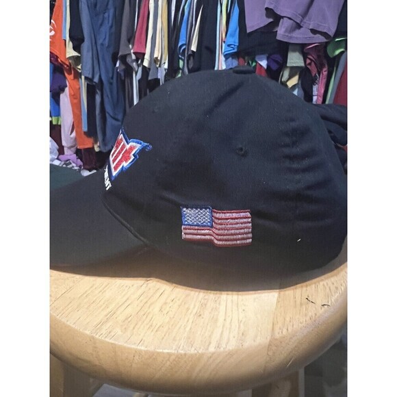 Summit Racing Equipment American Flag Ball Cap Hat Adjustable Baseball - Picture 2 of 7